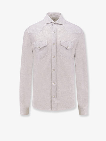 Brunello Cucinelli - Leisure-fit cotton shirt