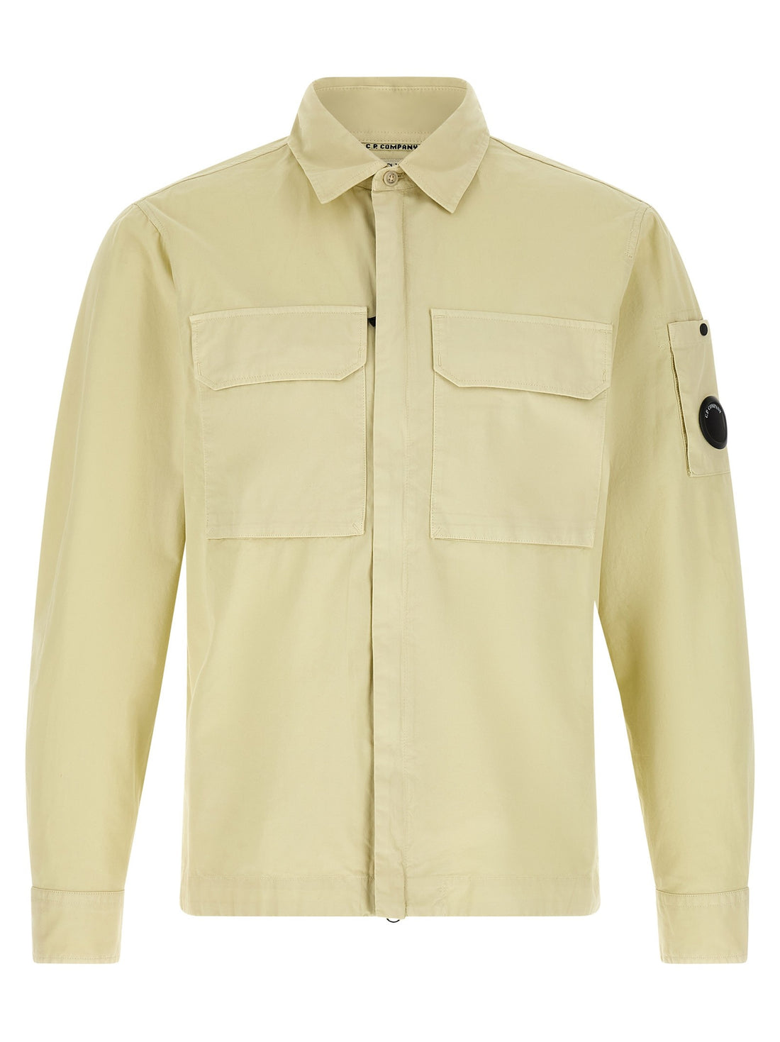 C.P. COMPANY - 'Lens' overshirt beige