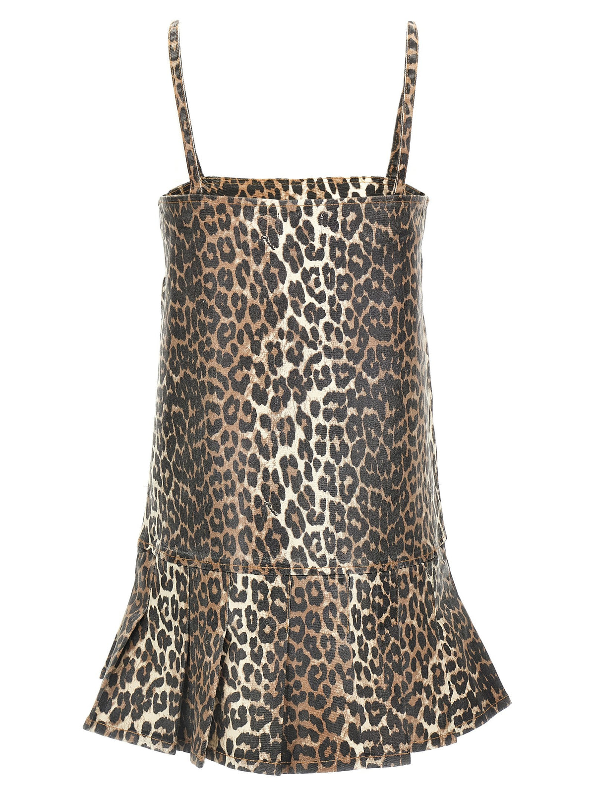 GANNI - Leopard mini dress