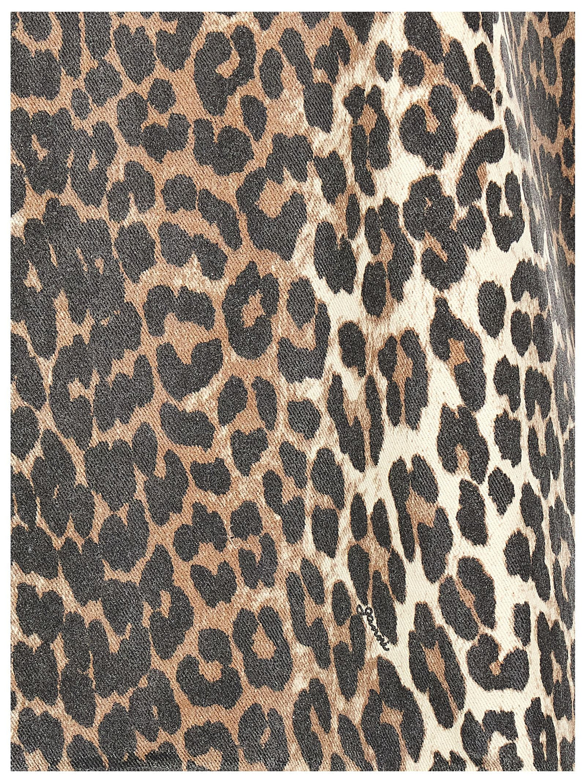 GANNI - Leopard mini dress