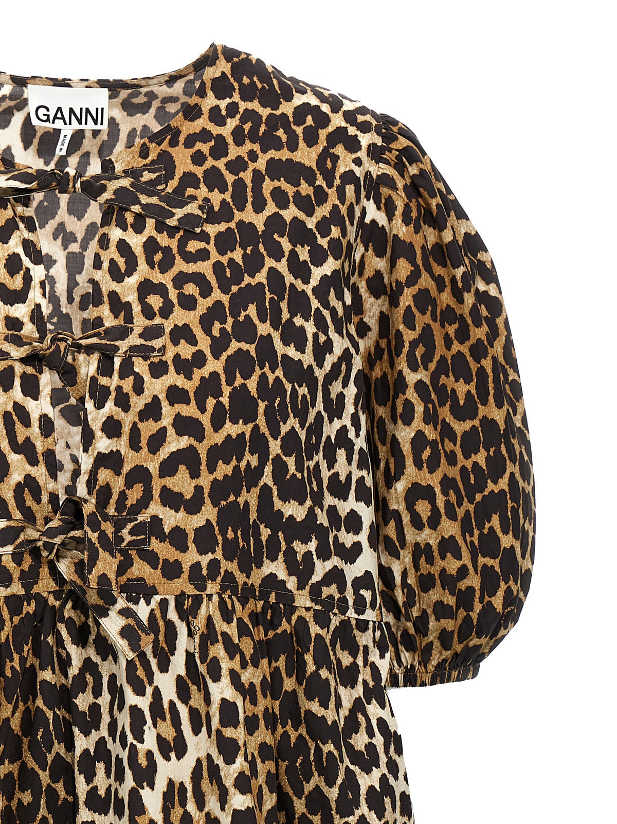 GANNI - Leopard poplin dress leopard-poplin-dress_28c56401-1f4f-4a69-845e-8f75669ced54