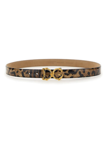 LEOPARD PRINT BELT