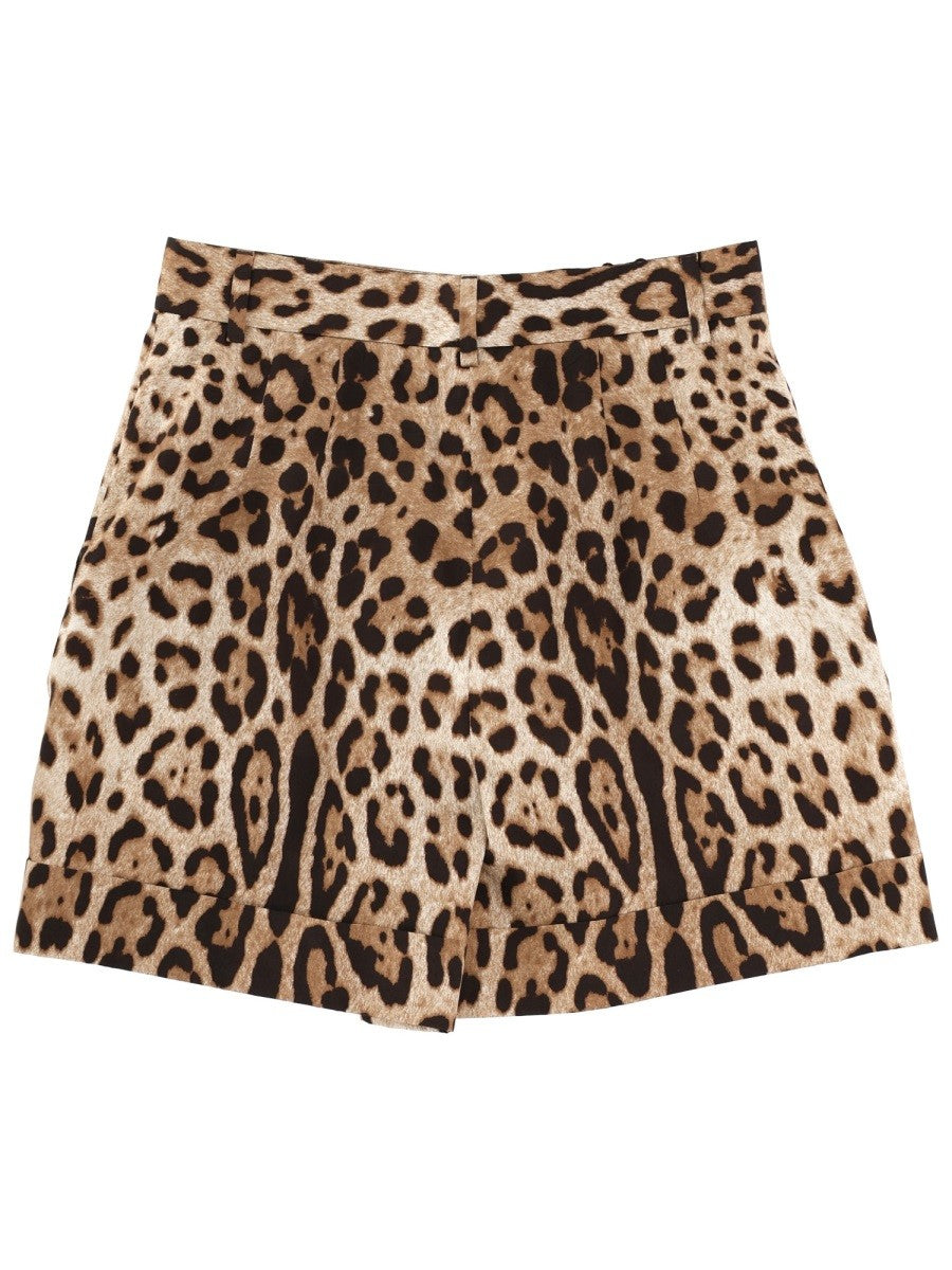 Dolce & Gabbana - LEOPARD PRINT SHORTS