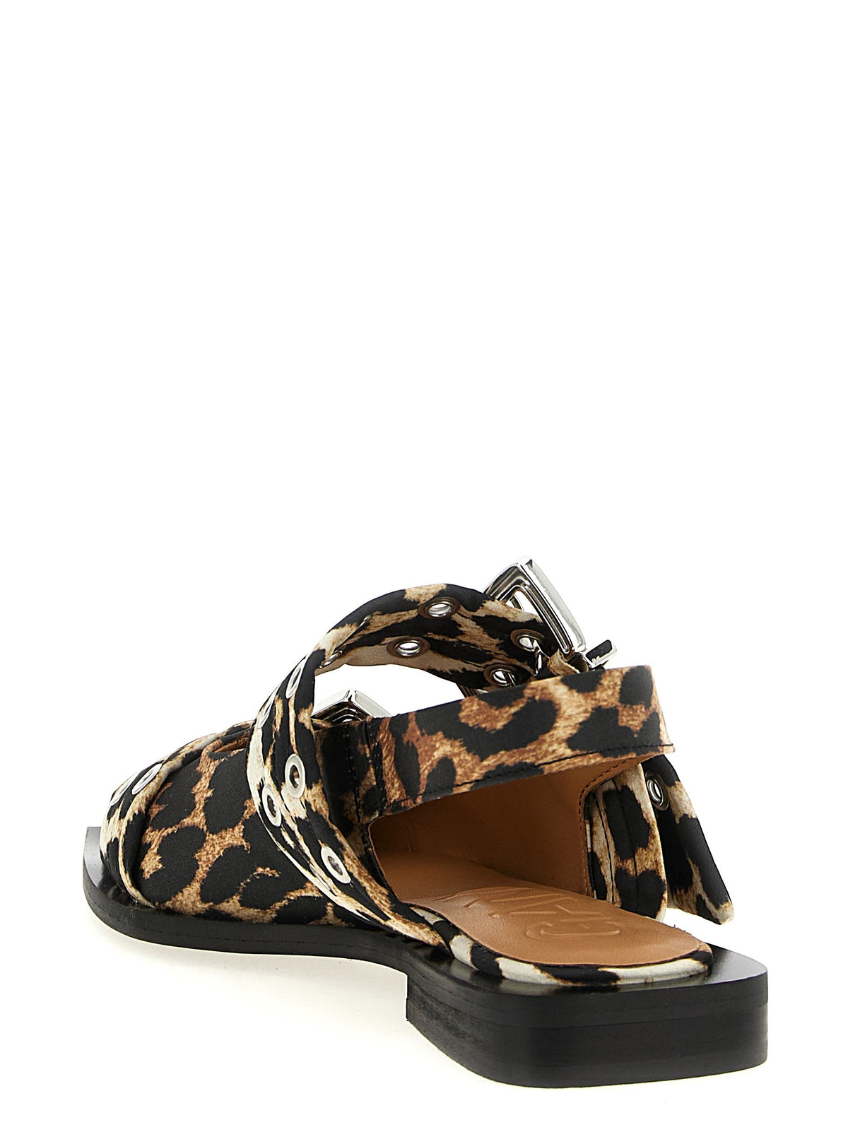 GANNI - 'Leopard Satin Feminine Buckle' slingback leopard-satin-feminine-buckle-slingback_4a95a4c0-312d-4a65-bbe2-a5ba6e4ff81a