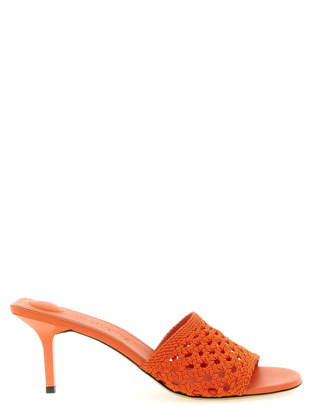 JACQUEMUS - 'Les Mules Cubisto' sandals orange 38