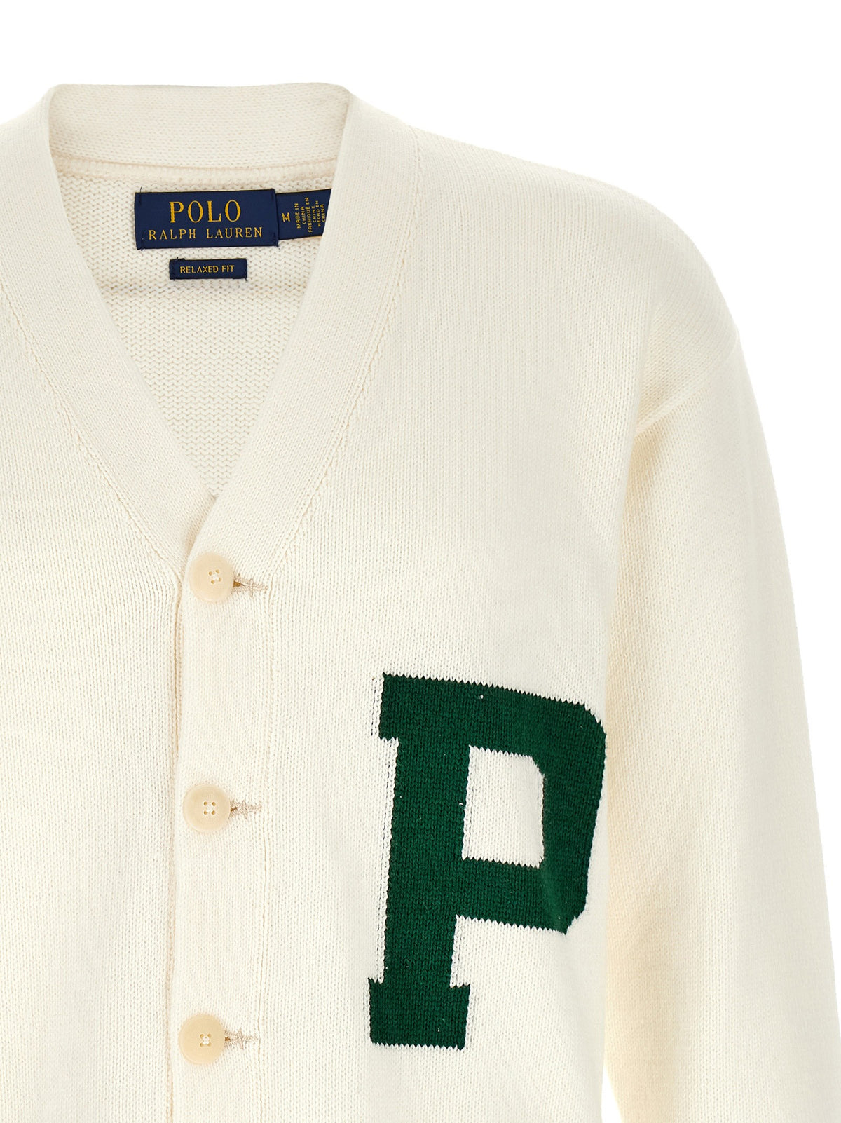Polo Ralph Lauren - Letter intarsia cardigan