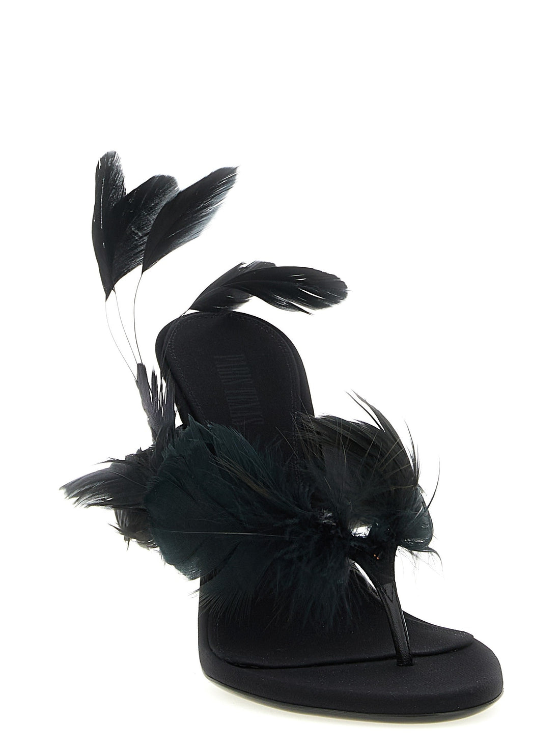 PARIS TEXAS - 'Lidia Feather Thong' mules lidia-feather-thong-mules_5505d5c2-59c2-4343-8482-32d95f7f329d