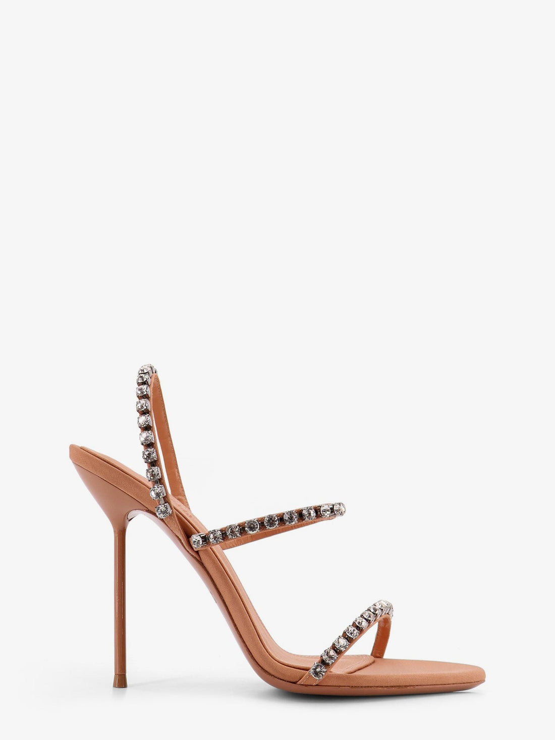 PARIS TEXAS - Lidia satin sandals with crystal detail lidia-satin-sandals-with-crystal-detail