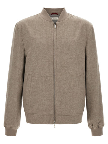 Brunello Cucinelli - Light Flannel Cashmere Bomber Jacket light-flannel-bomber-jacket_fc5a648f-7e8b-4e35-978e-31181c577768