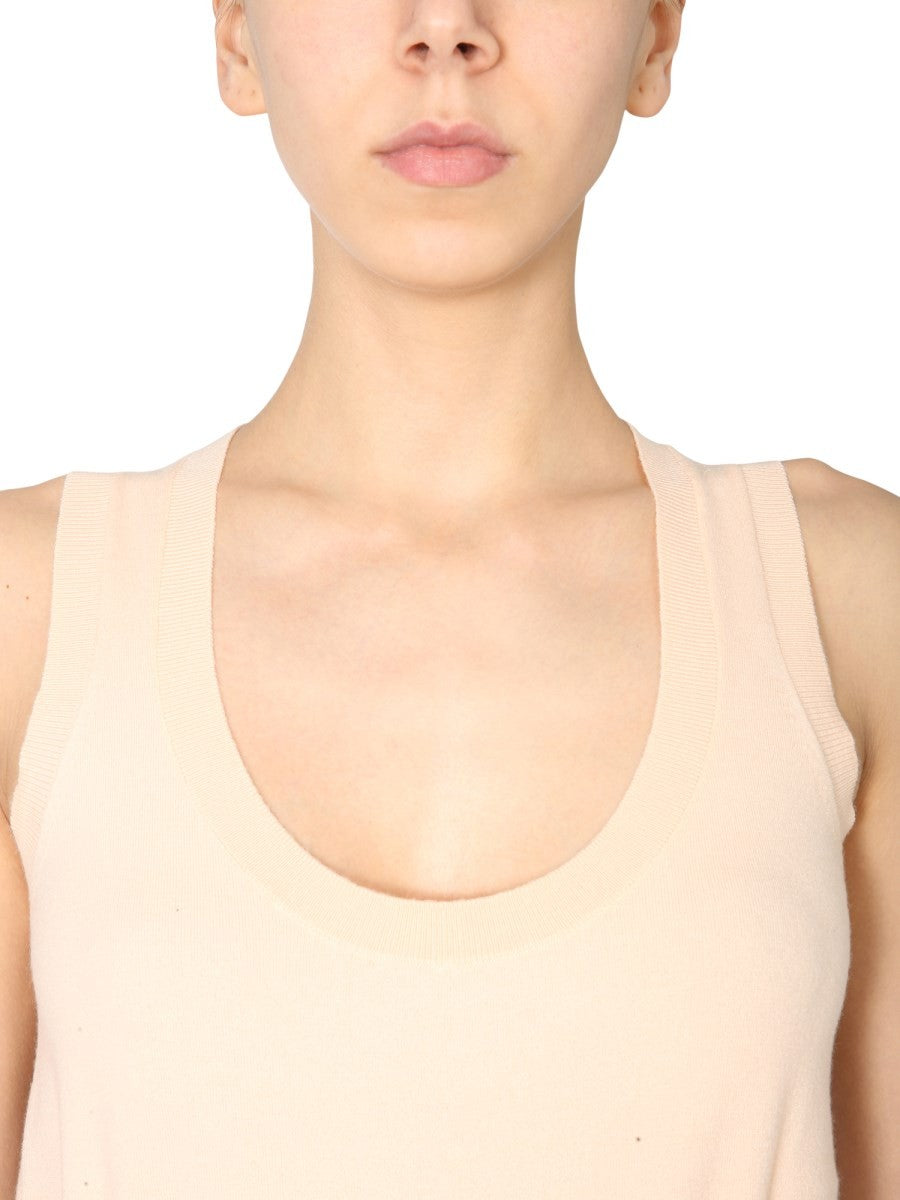 LIGHT SWEATER WITHOUT SLEEVES