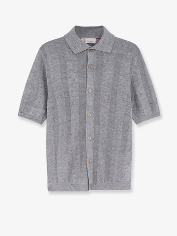 Brunello Cucinelli Linen and cotton blend cardigan