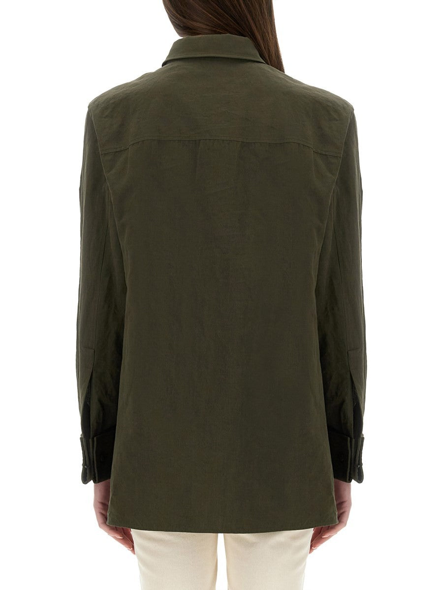 Saint Laurent Saint Laurent - LINEN AND COTTON "CASSANDRE" SHIRT