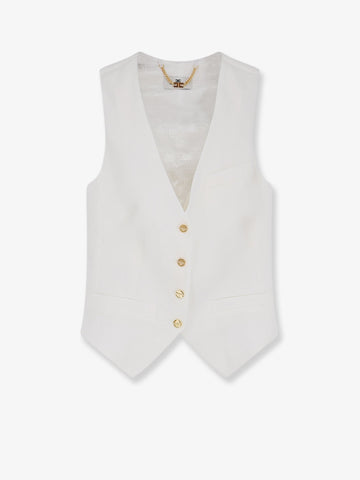 Elisabetta Franchi - Linen and viscose vest
