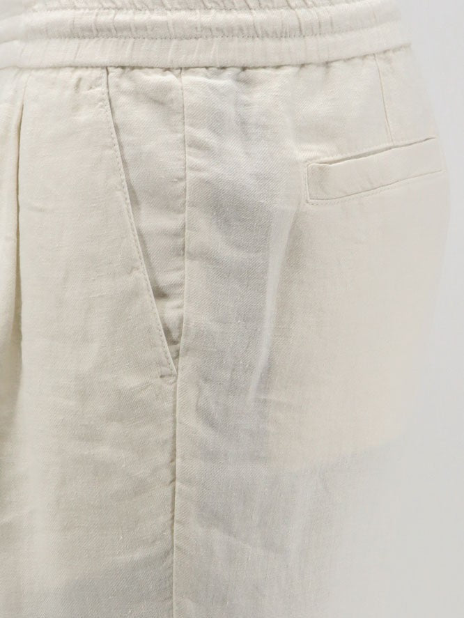 Brunello Cucinelli Brunello Cucinelli - Linen bermuda shorts with drawstring