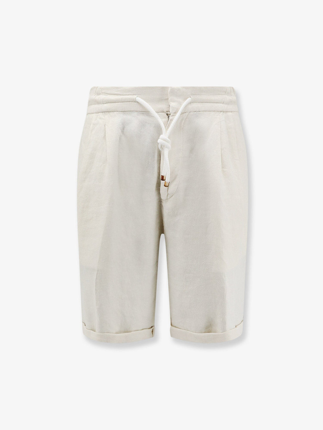 Brunello Cucinelli Brunello Cucinelli - Linen bermuda shorts with drawstring