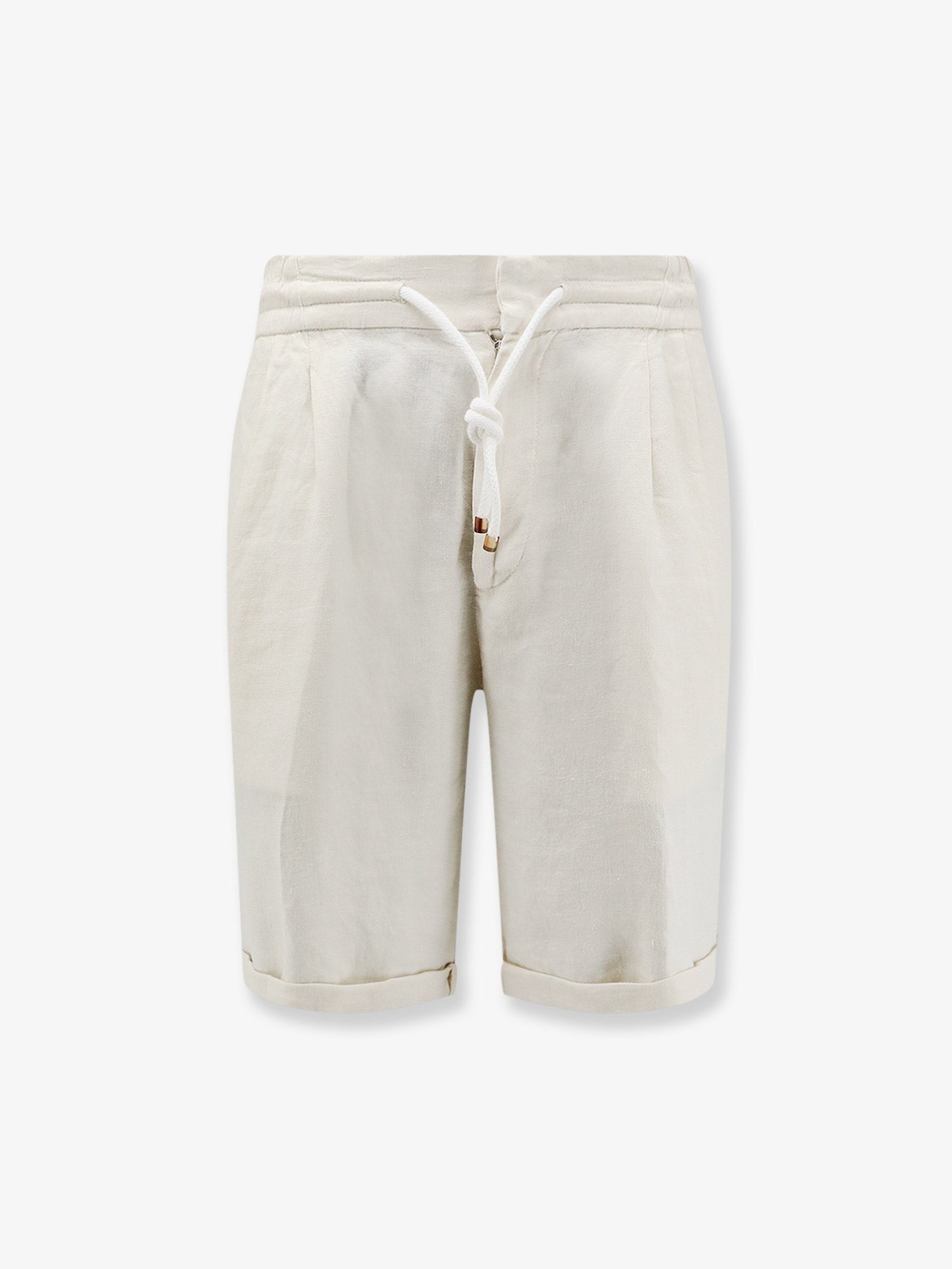 Brunello Cucinelli Brunello Cucinelli - Linen bermuda shorts with drawstring