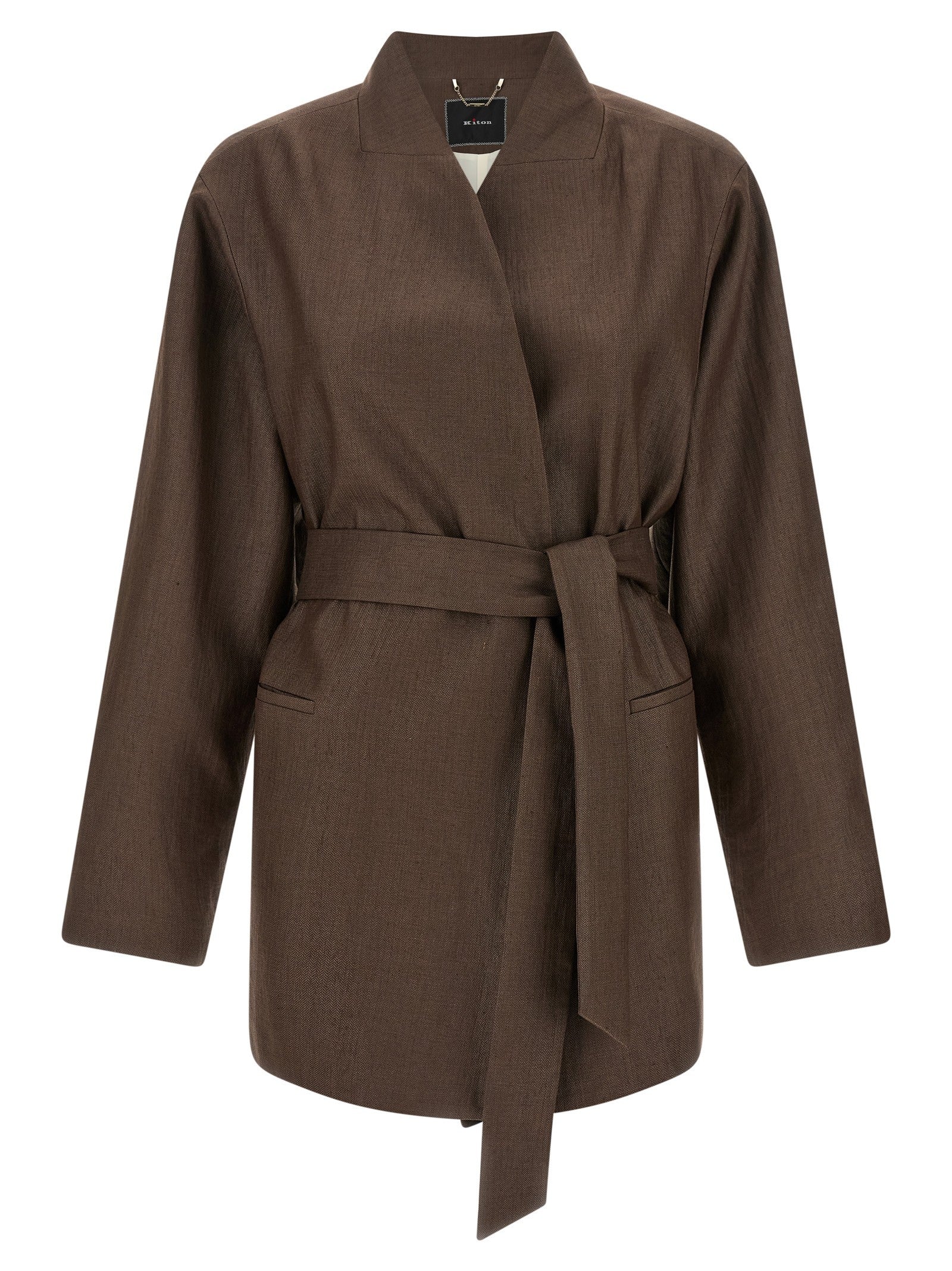 KITON - Linen blend blazer linen-blend-blazer_e4072e3f-37d0-443c-a9cb-15ce255c4505