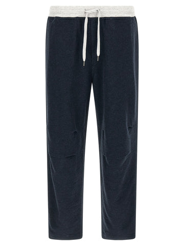 Brunello Cucinelli - Linen cotton joggers