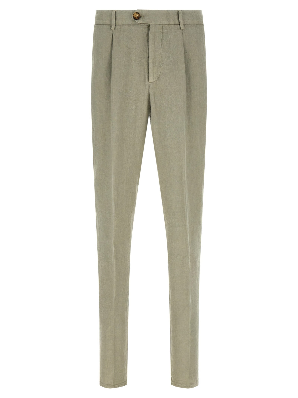 Brunello Cucinelli - Linen gabardine trousers