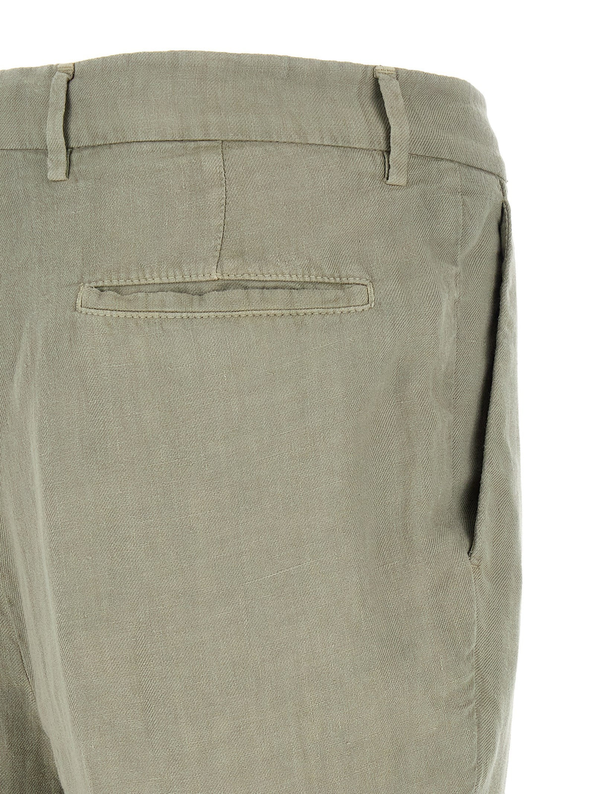Brunello Cucinelli - Linen gabardine trousers
