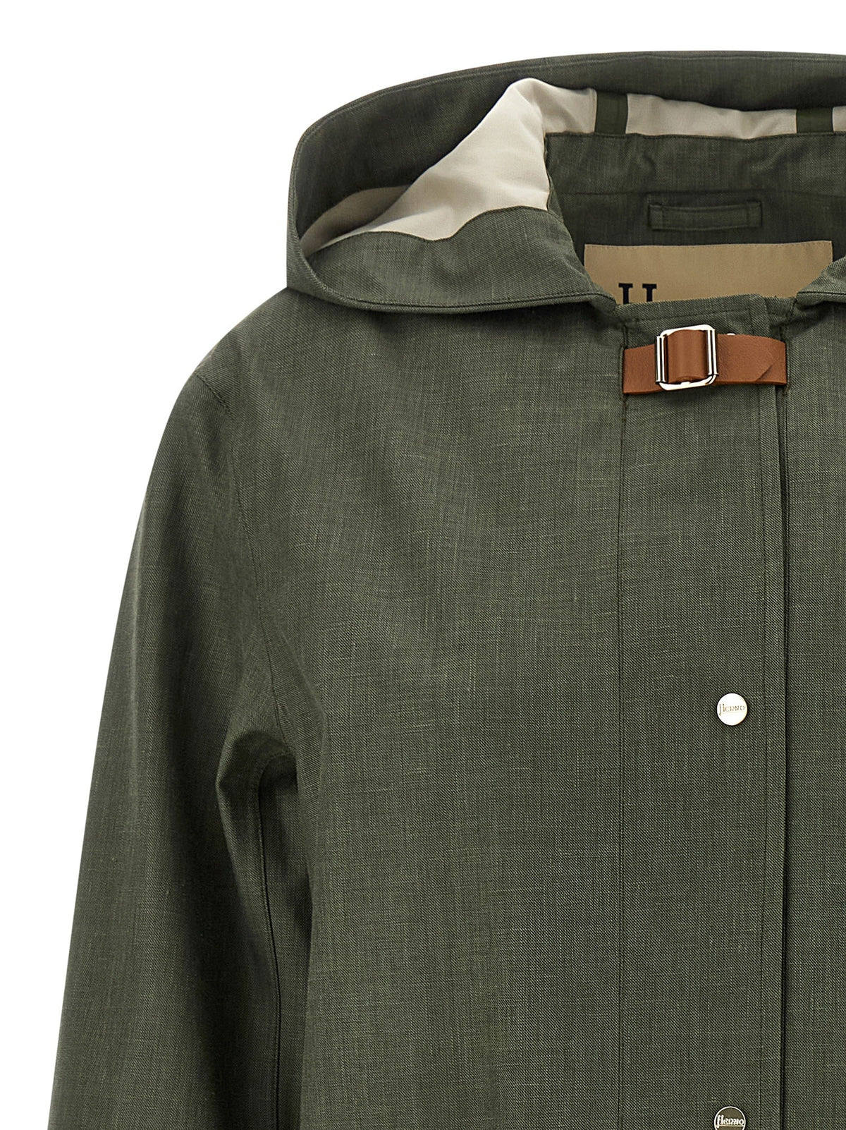 Herno - Linen raincoat