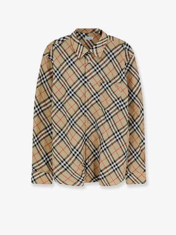 Burberry Linen shirt with check print
