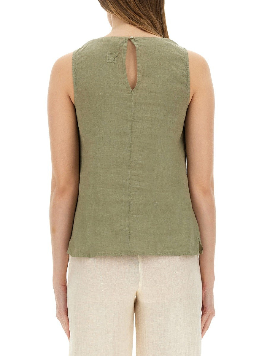 120% LINO - LINEN TOP
