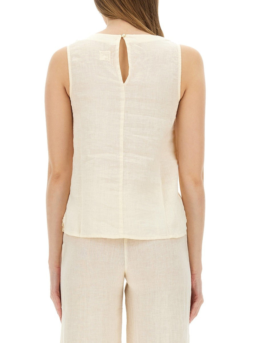 120% LINO - LINEN TOP