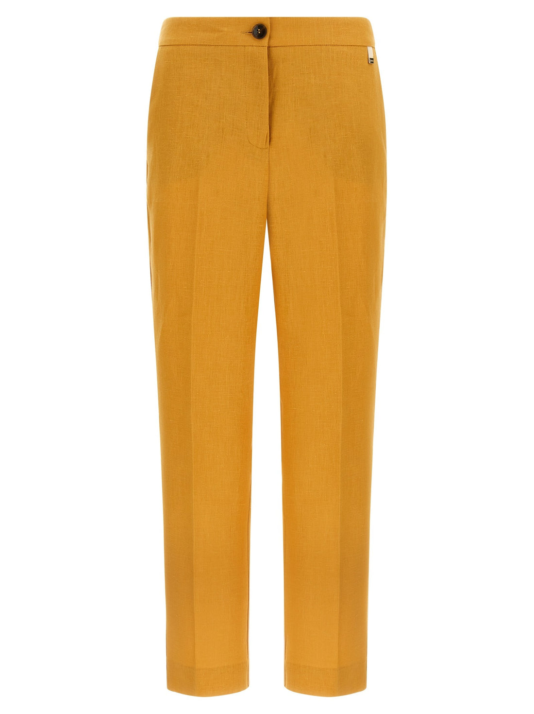 Herno - Linen trousers orange