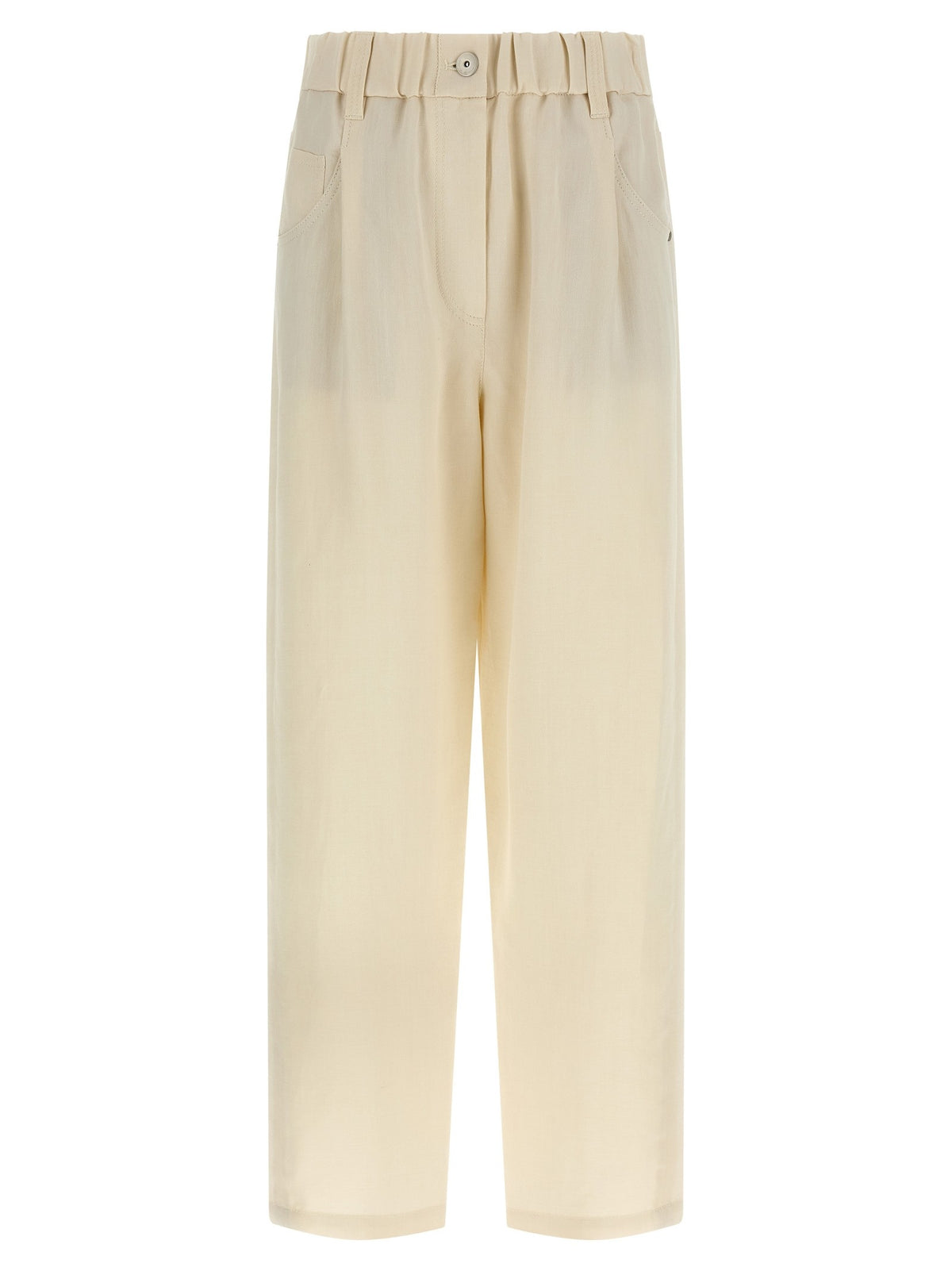 Brunello Cucinelli - Linen trousers White 42 IT