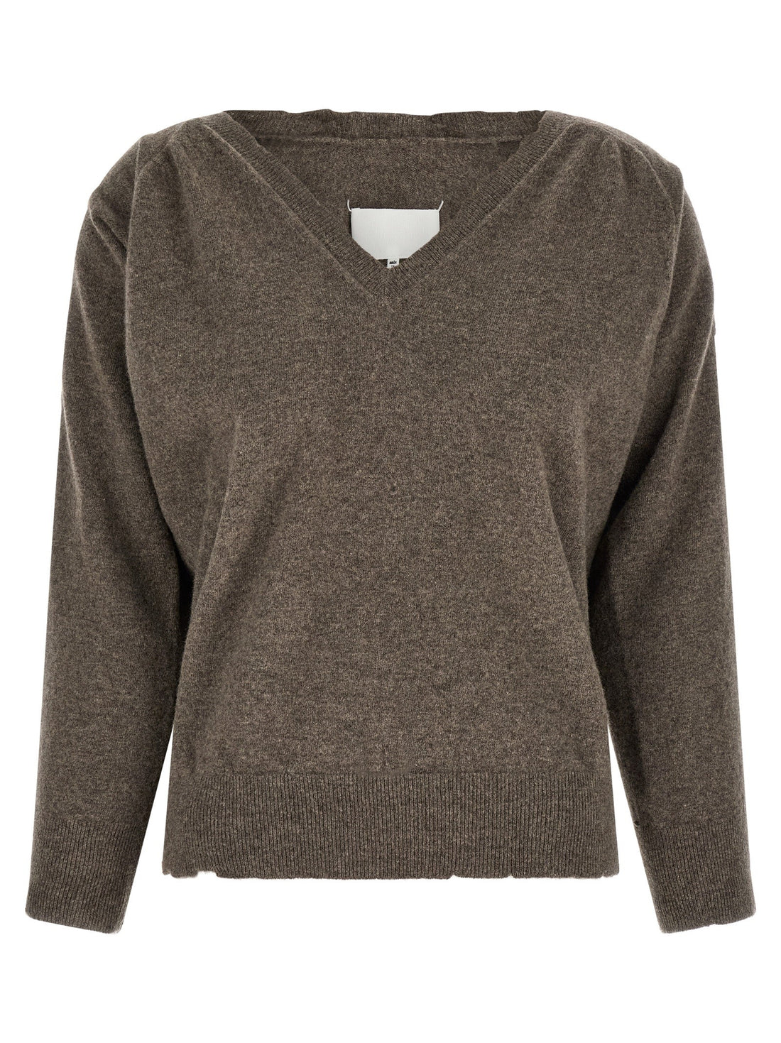 Maison Margiela - Lived-In Virgin Wool Jersey Brown