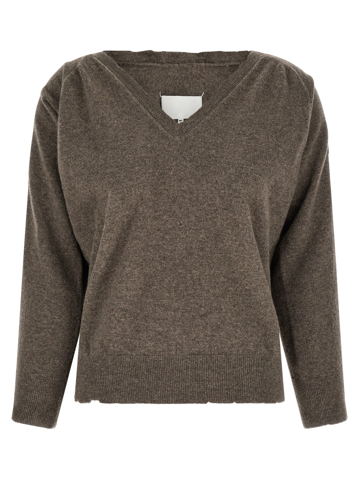 Maison Margiela - Lived-In Virgin Wool Jersey Brown