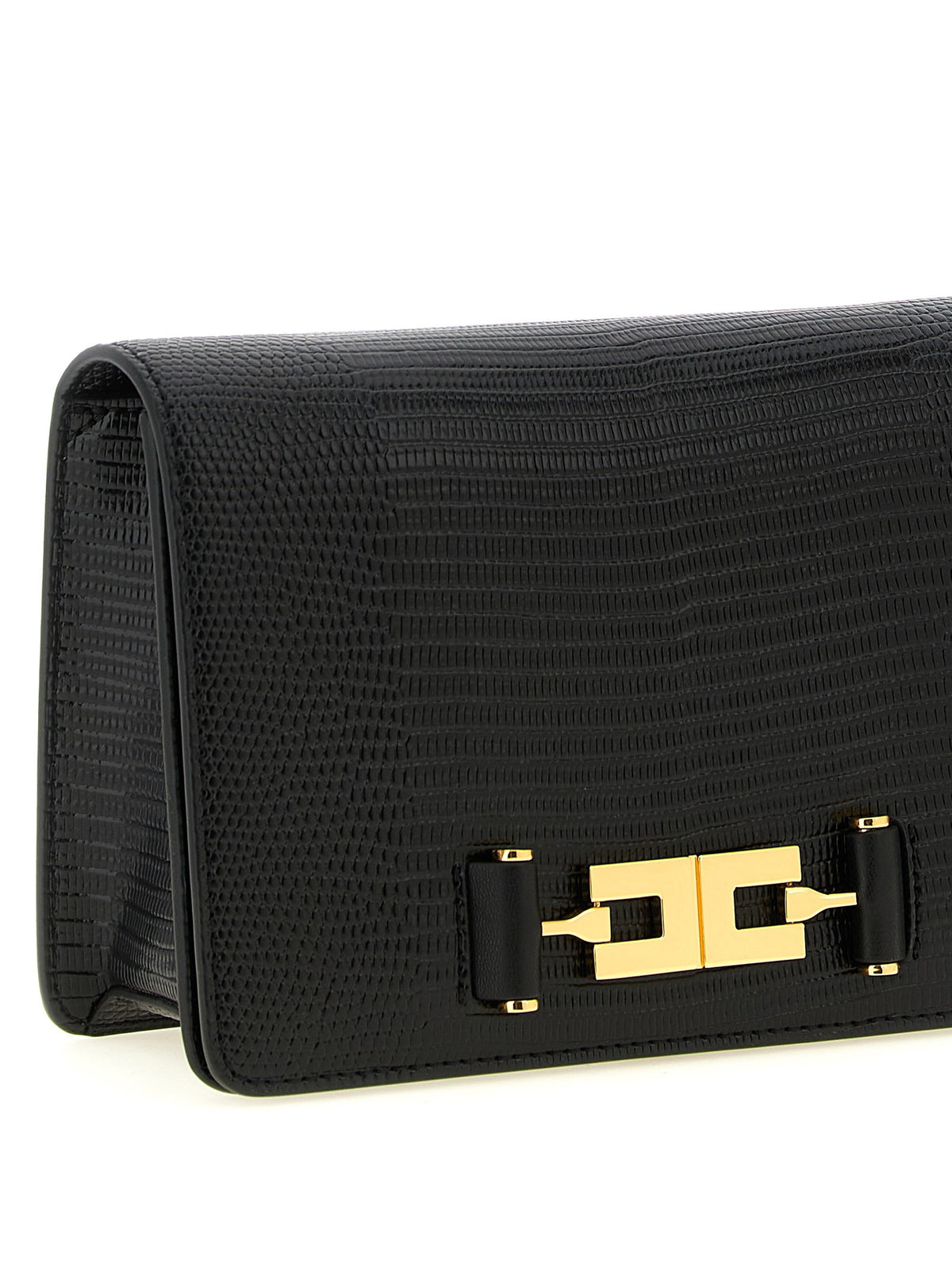 Elisabetta Franchi - Lizard print crossbody bag