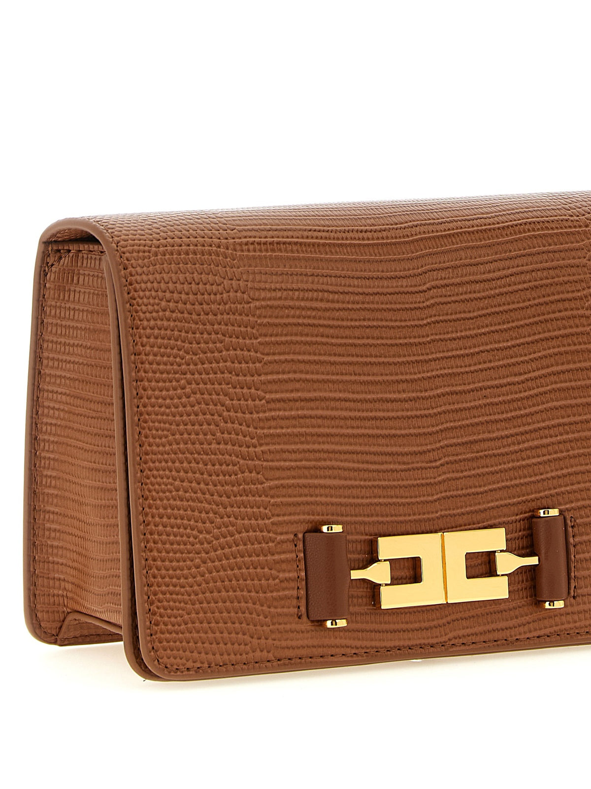 Elisabetta Franchi - Lizard print crossbody bag