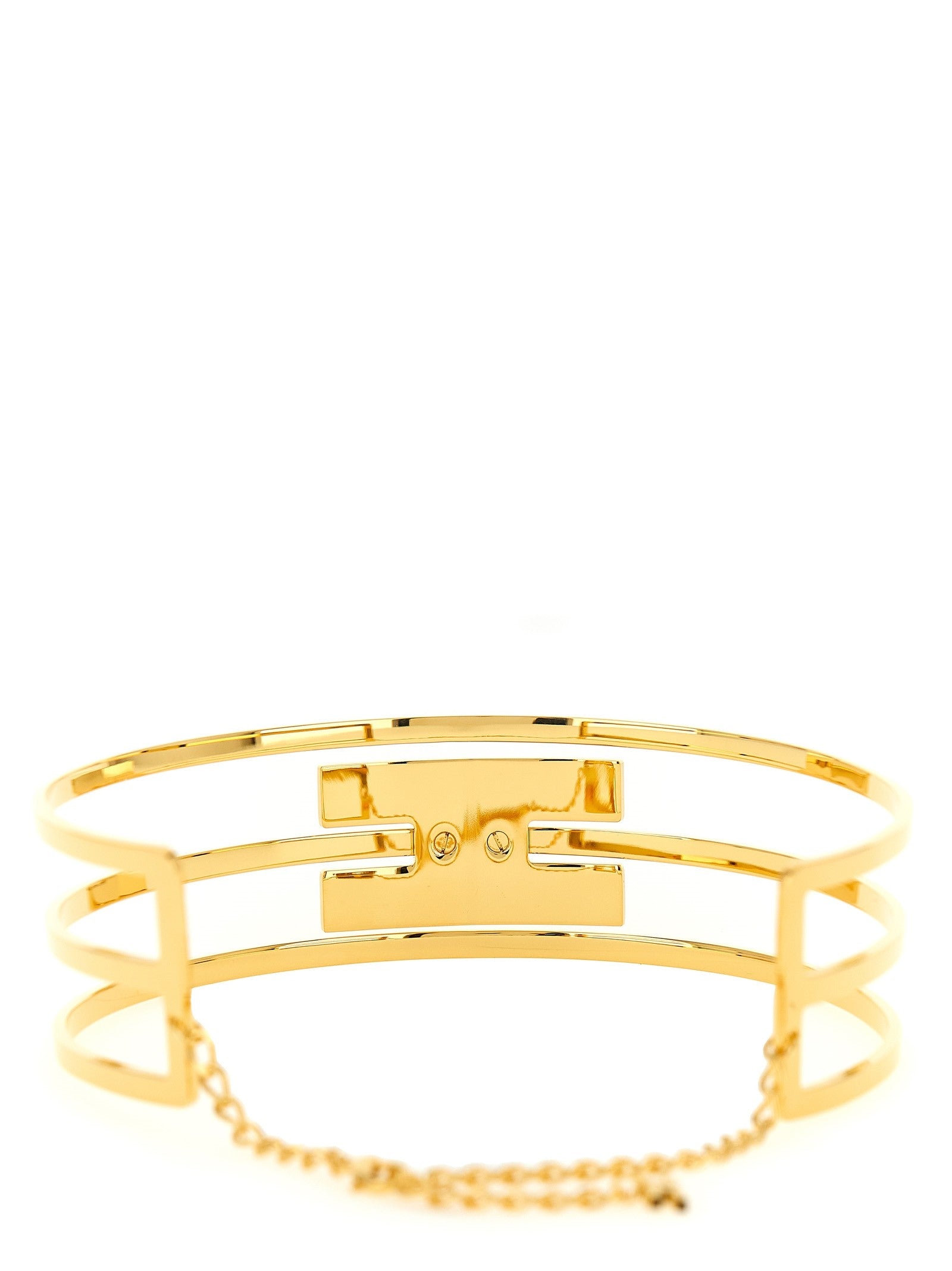 Elisabetta Franchi - Logo band necklace