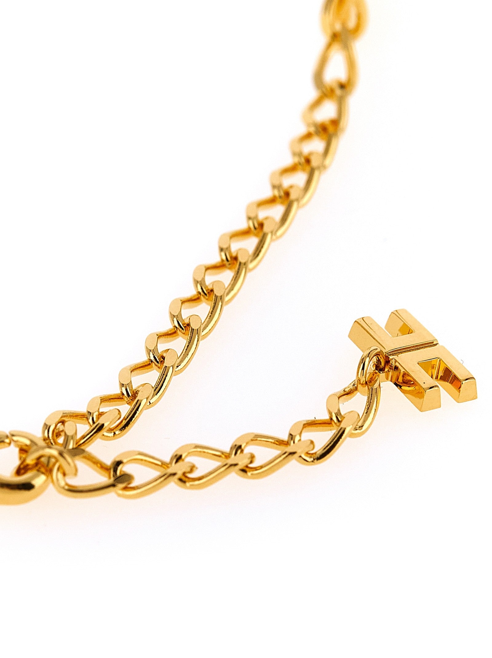 Elisabetta Franchi - Logo band necklace