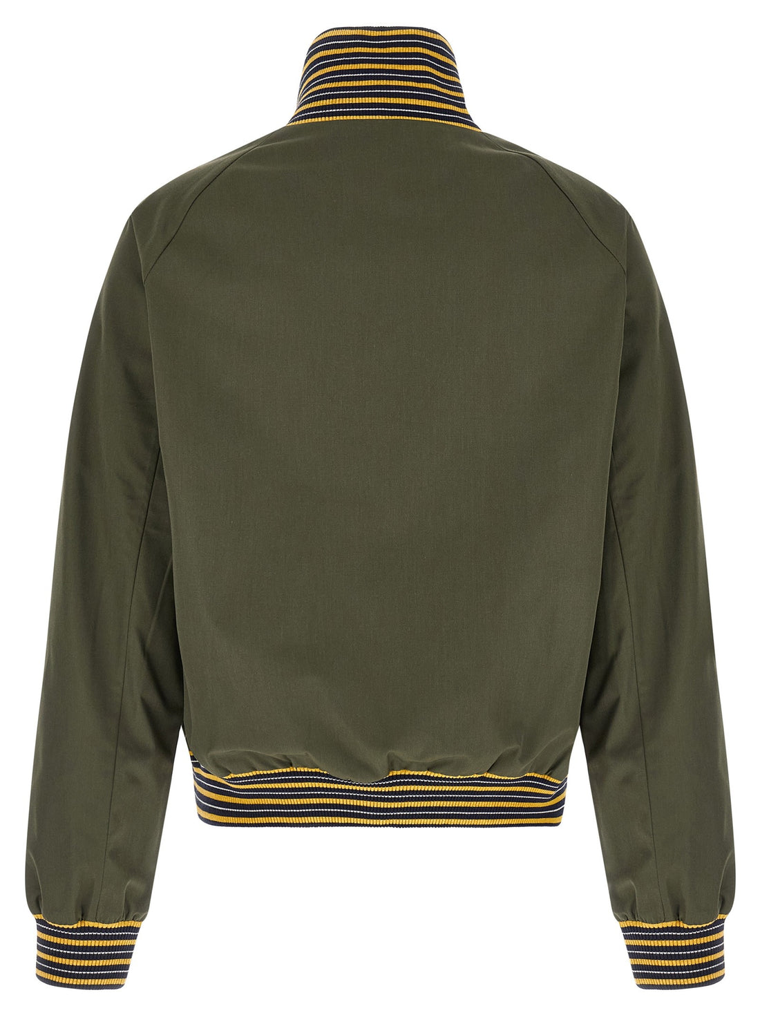 PRADA - Logo bomber jacket GREEN 42 IT