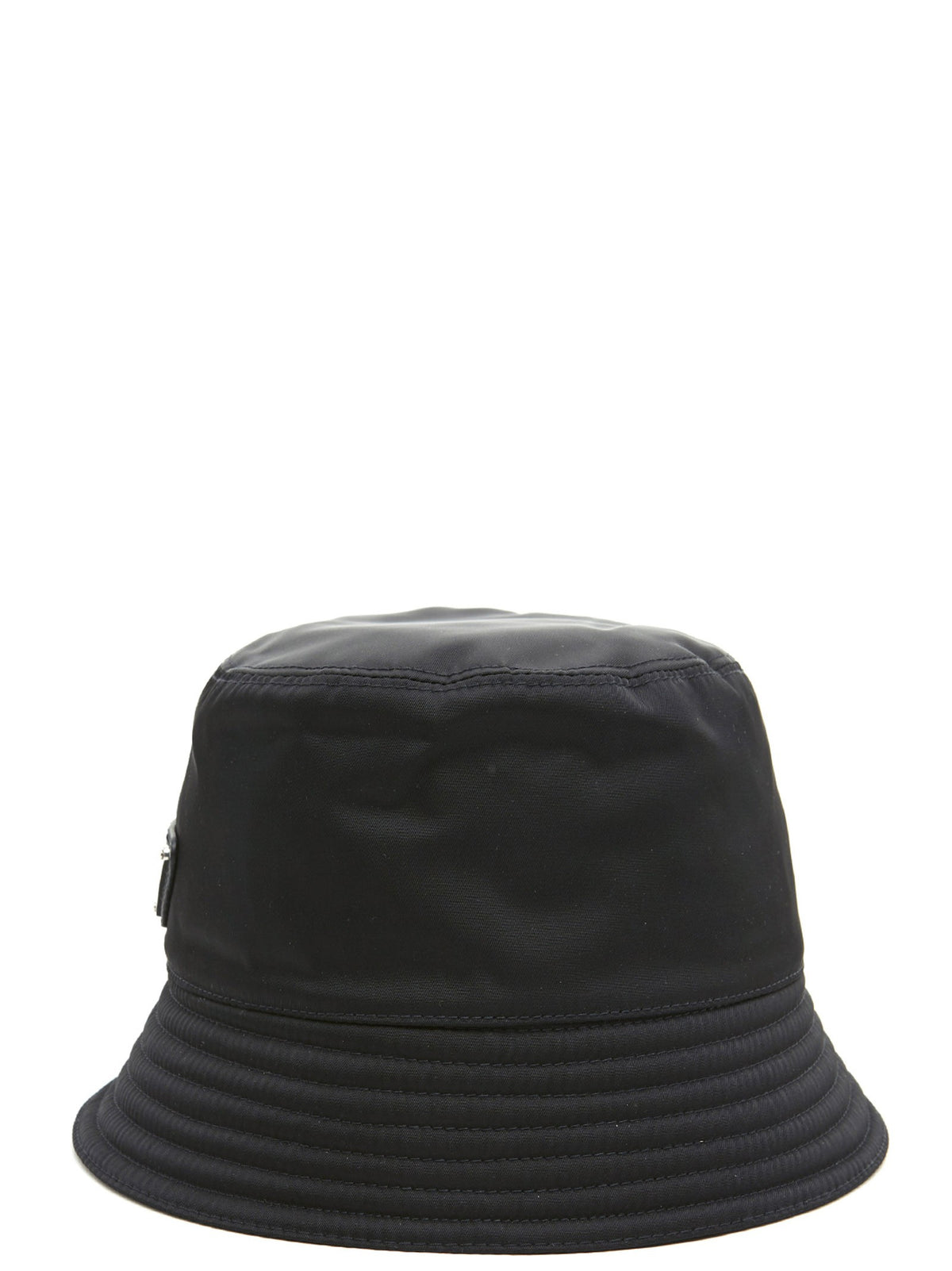 PRADA - Logo bucket hat Black S