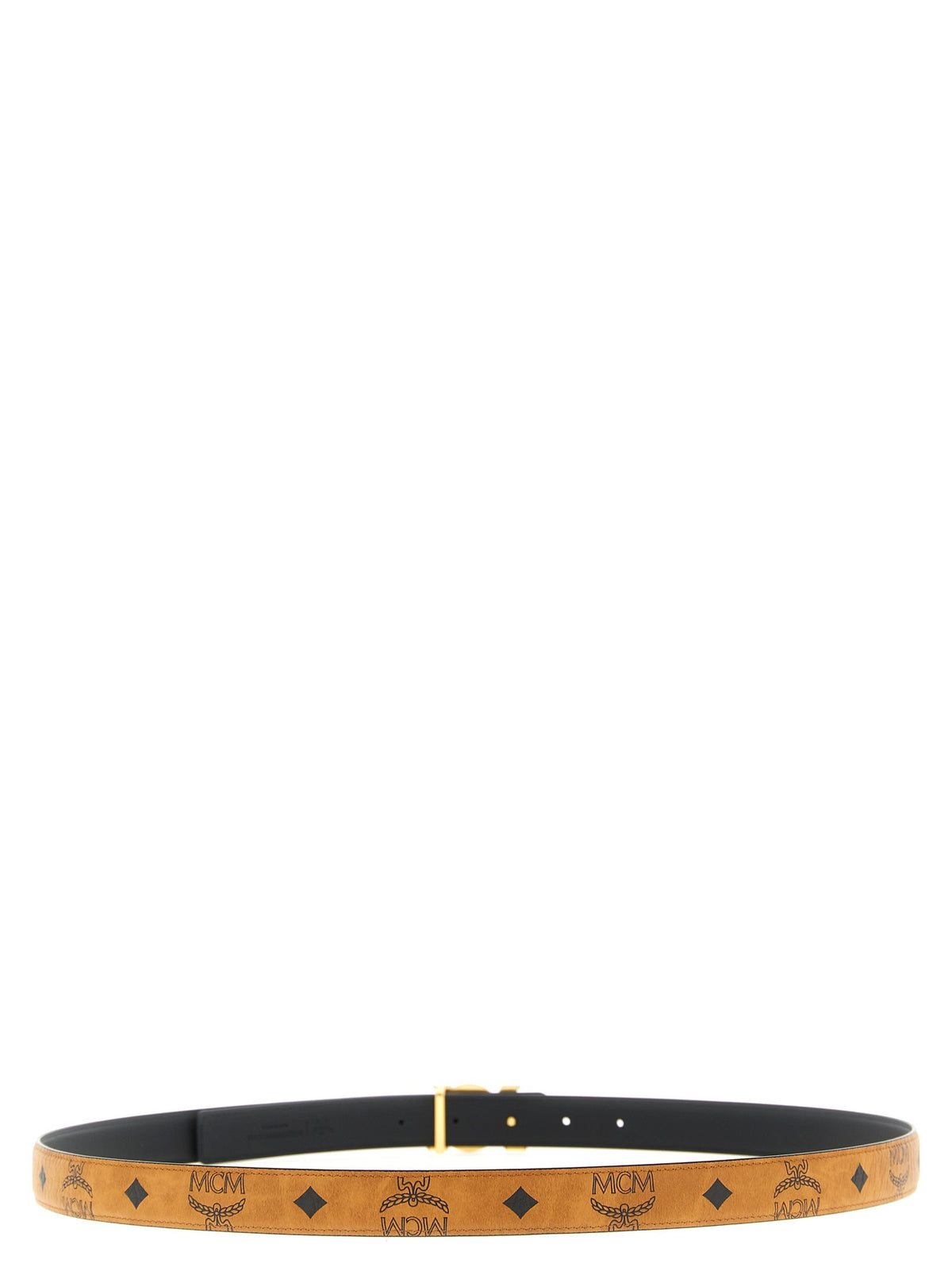 MCM - Logo buckle belt.