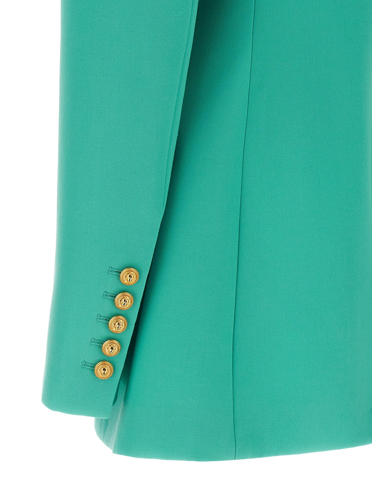 Balmain - Logo button double-breasted blazer