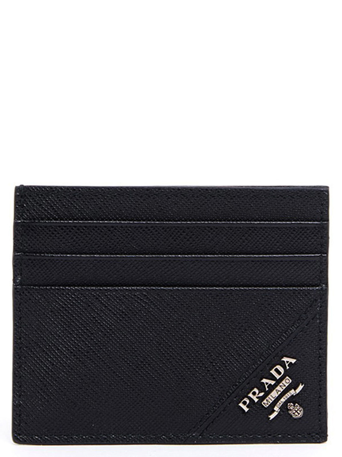 PRADA - Logo card holder Black U