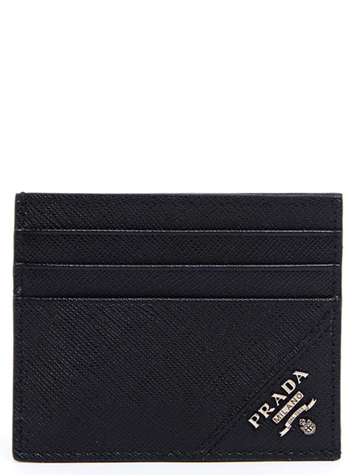 PRADA - Logo card holder Black U