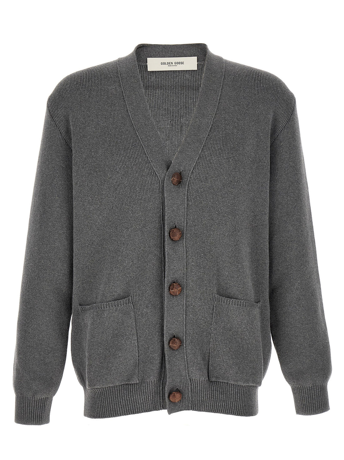 Golden Goose - Logo cardigan gray