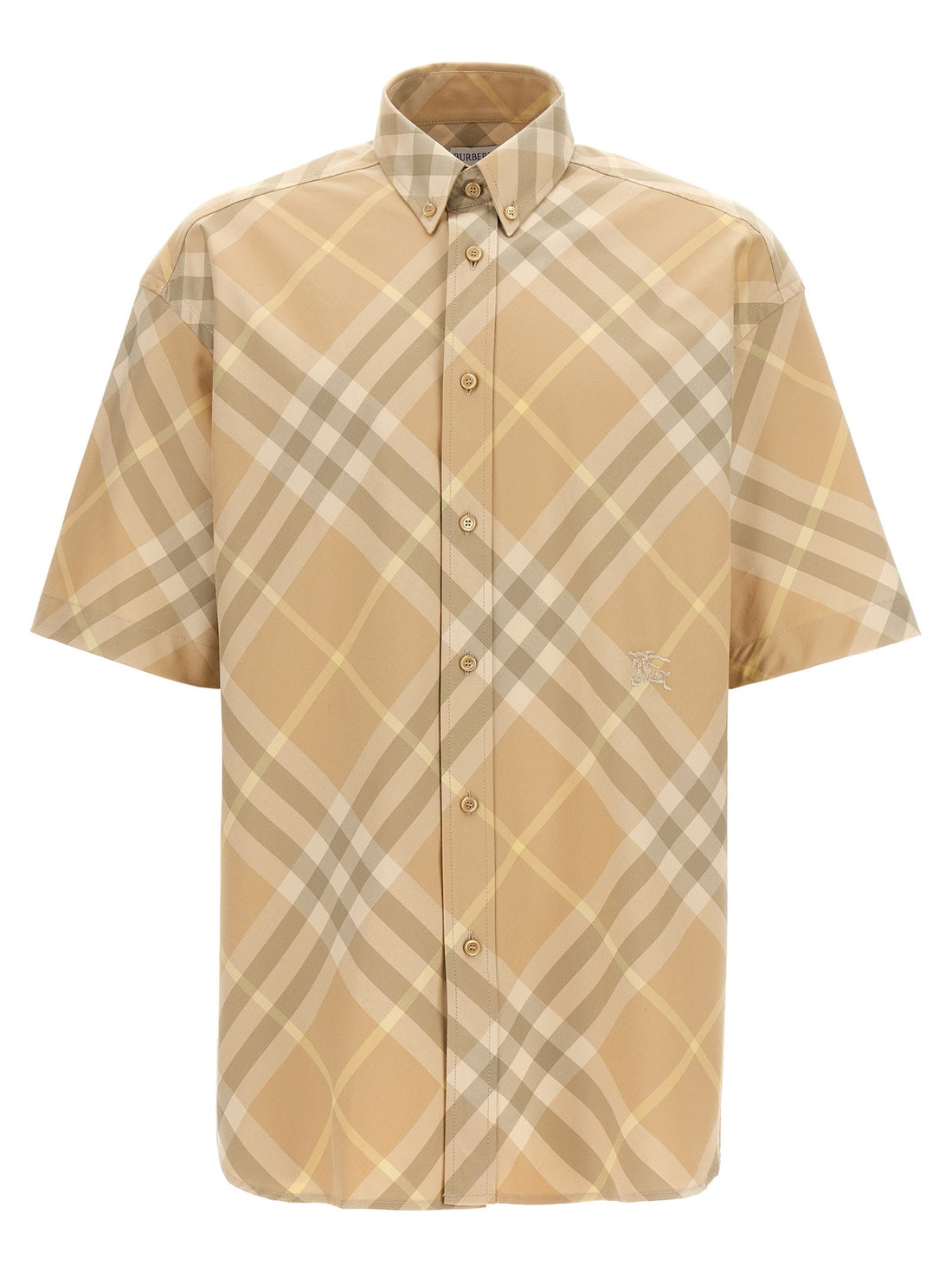 Burberry - Logo embroidery check shirt logo-embroidery-check-shirt