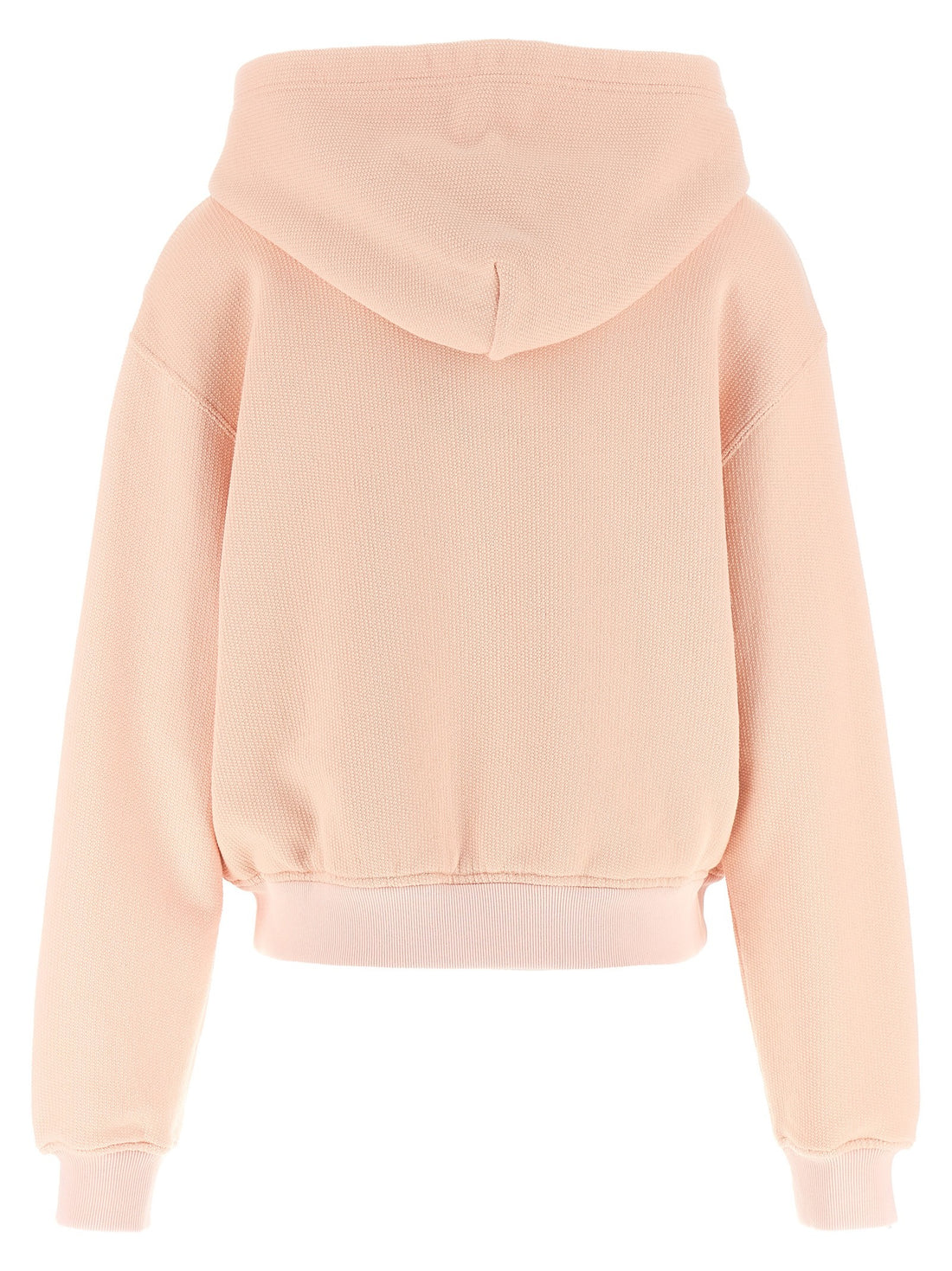 Dolce & Gabbana - Logo embroidery hoodie Pink