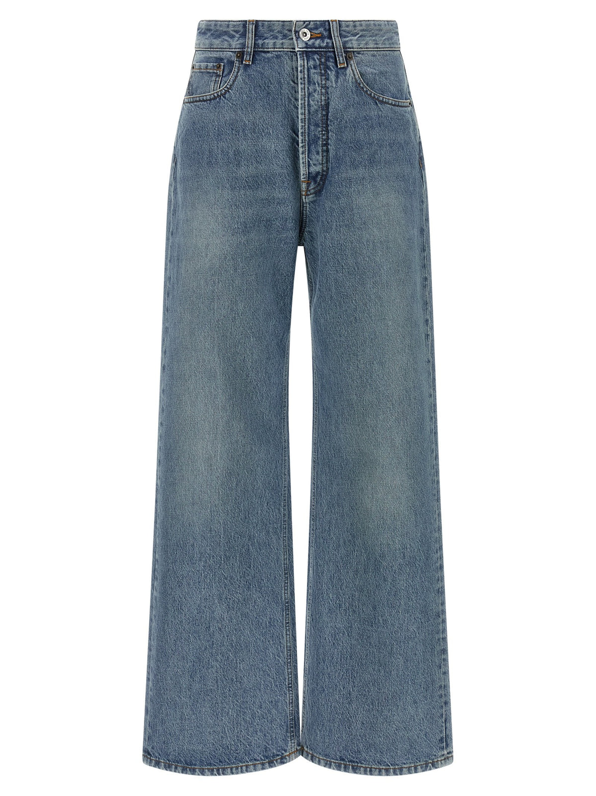 Miu Miu - Logo embroidery jeans