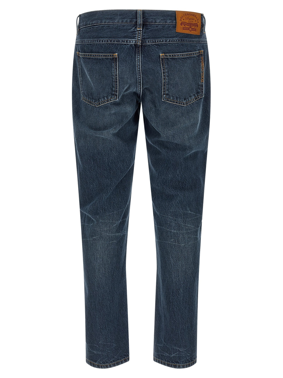 Dolce & Gabbana - Logo embroidery jeans