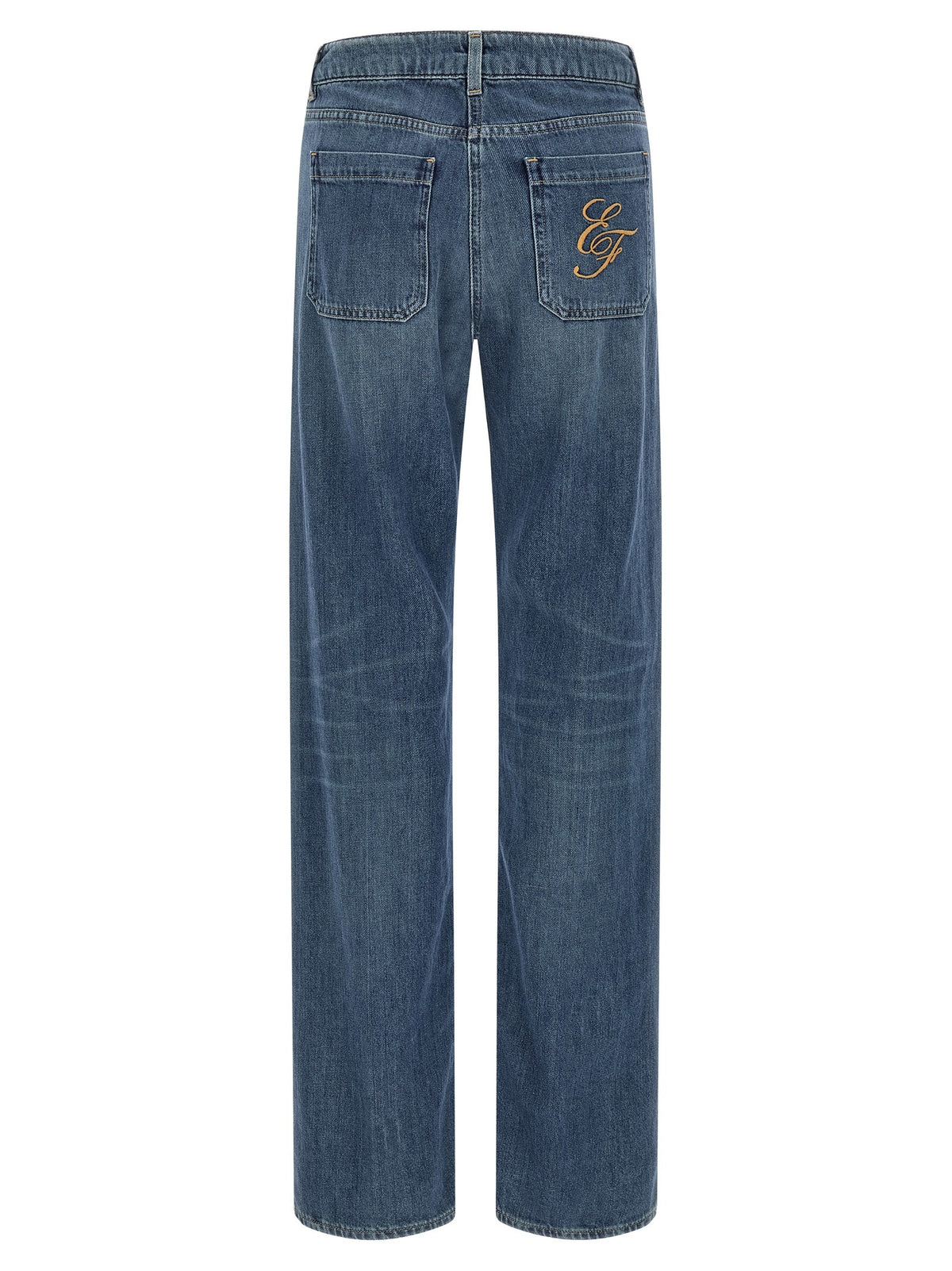 Elisabetta Franchi - Logo embroidery jeans