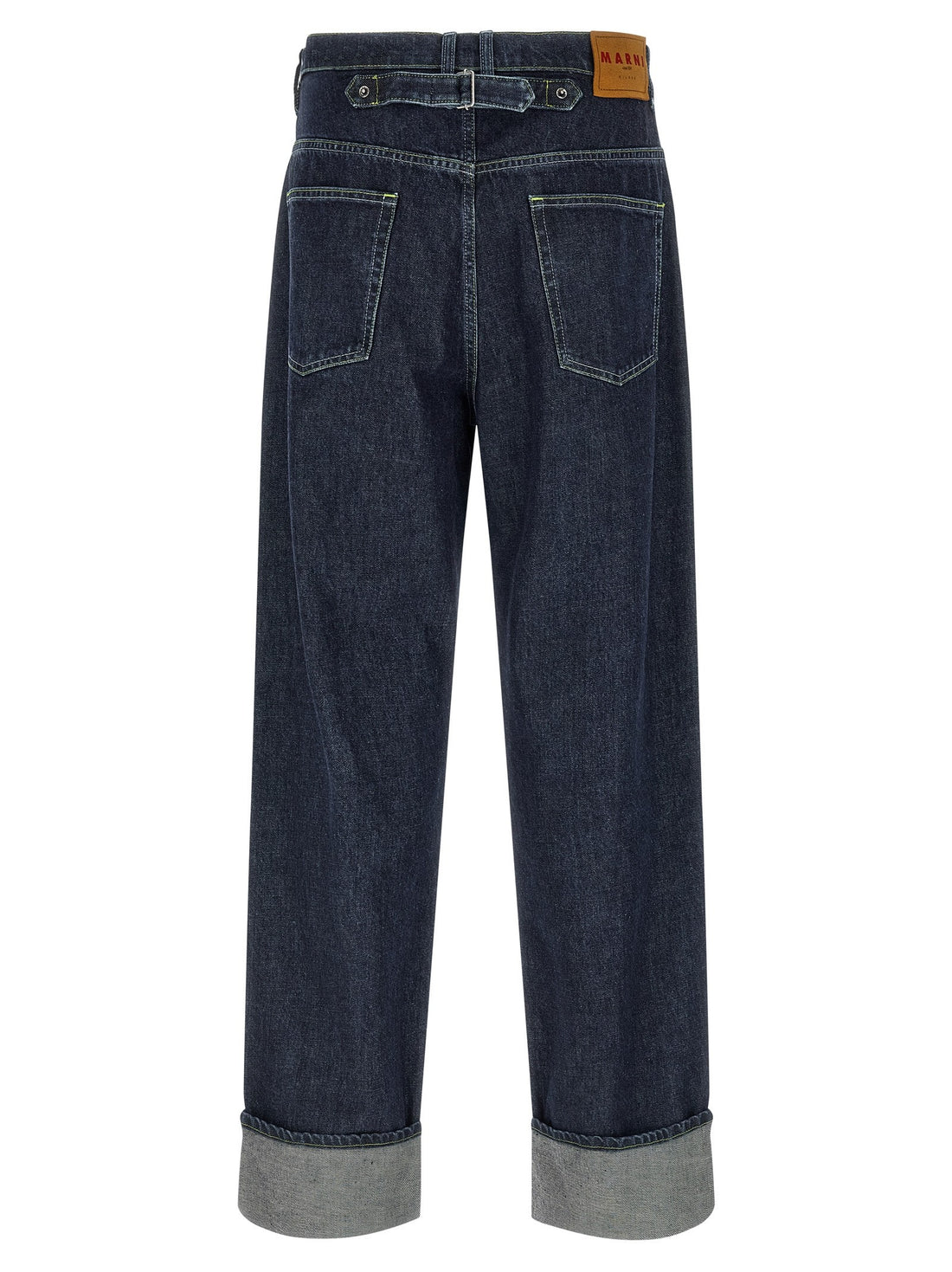 Marni - Logo embroidery jeans