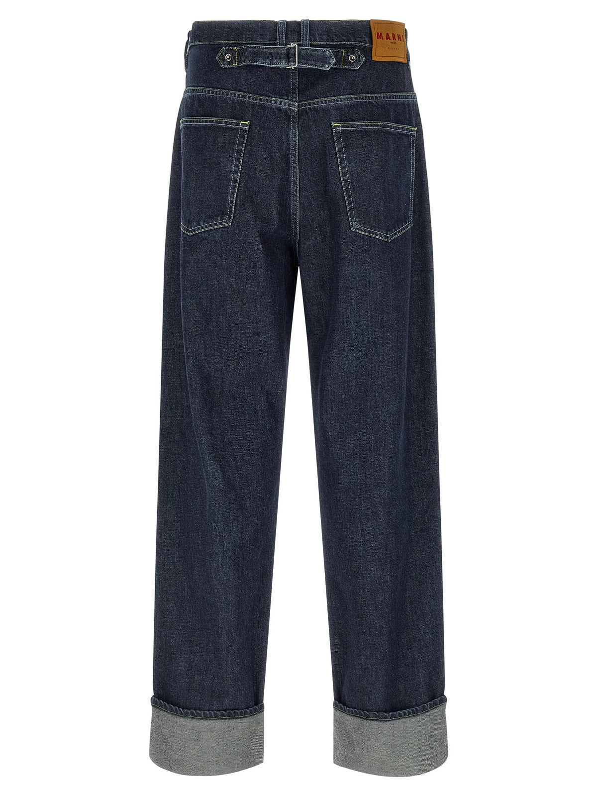 Marni - Logo embroidery jeans